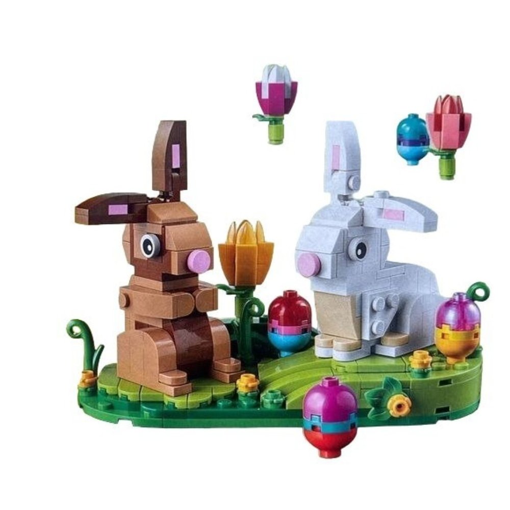LEGO 40523 Easter Rabbits Display Eggs Floral Spring Gift 288 Pieces New